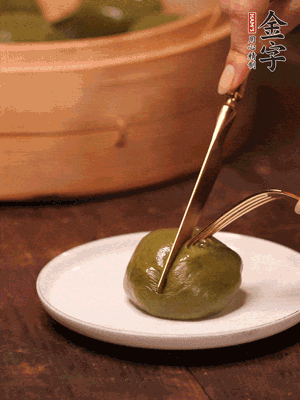 軟軟糯糯，香味可以秒殺99%的成品青團