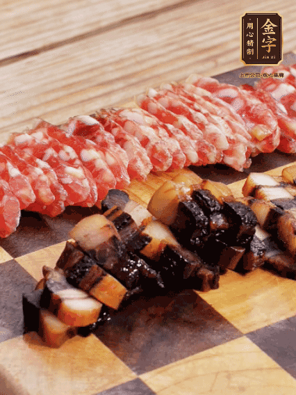 金字二八臘腸、金字醬油肉切薄片